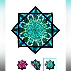 Flowstar #22 : Blue and Pink Tiedye